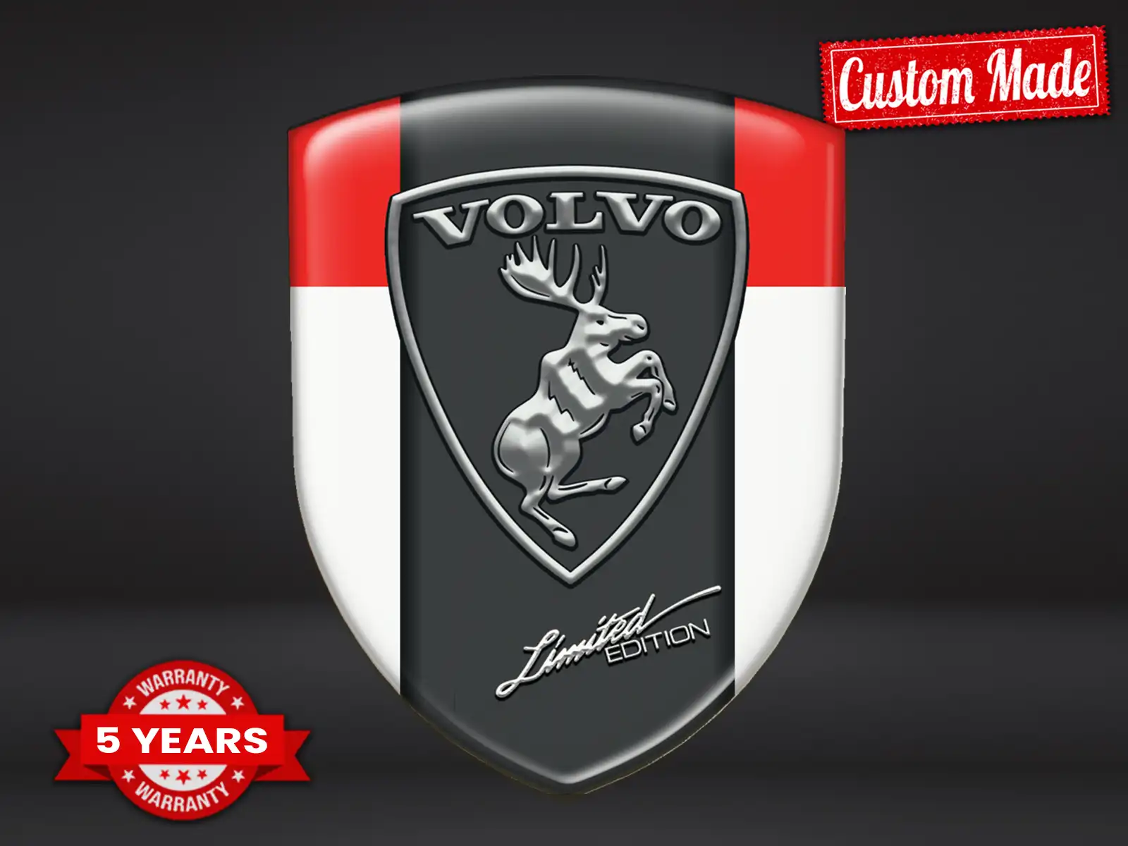 Volvo Pegatina Puerta Automática Deporte Estrella Personalizable